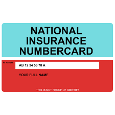 National Insurance Number UK